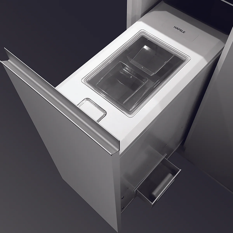 [Hafele] Thùng gạo Spinto (trắng) 549.32.758