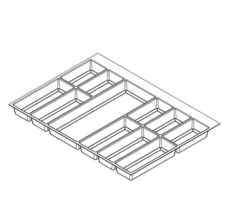 [Hafele] Khay Classico Xám 550/80 556.52.248