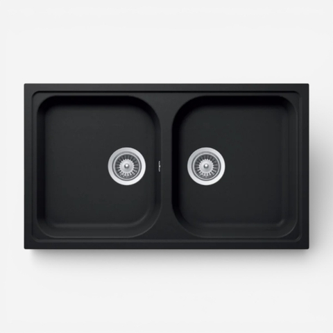 [Hafele] Chậu Hafele Granstone Hs19-Gen2R90 Đen 570.35.380