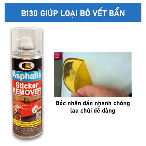 [Bosny] Chai xịt tẩy decal BOSNY Sticker Remover B130