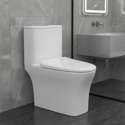 [Hafele] Bồn cầu 1-Khối Kobe 405x650x695 588.79.406