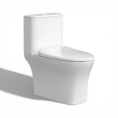 [Hafele] Bồn cầu 1-Khối Kobe 405x650x695 588.79.406