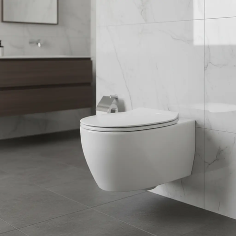 [Hafele] Bồn cầu treo tường Sapporo 540x370x365 588.79.410