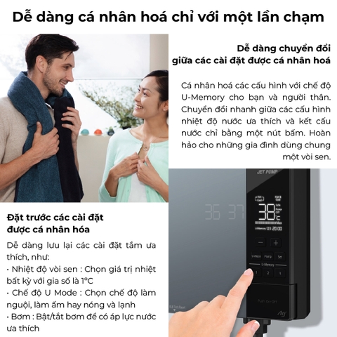 Máy nước nóng trực tiếp dòng U Series DH-4UD1VZ [Panasonic]