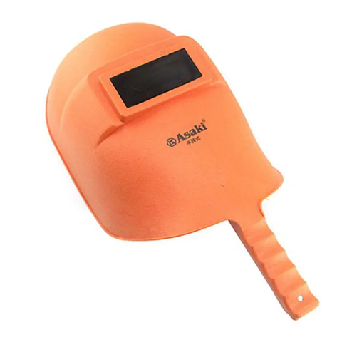 AK-2032 Mặt nạ hàn cầm tay chống UV (màu cam) Asaki (30)