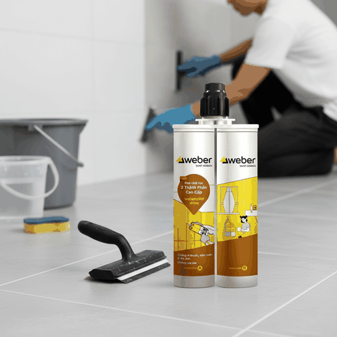 Webercolor Shine Keo chà ron ánh kim