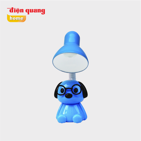 Đèn học để bàn chống cận chú chó tri thức Điện Quang ĐQ DKL17 (Cắm điện trực tiếp)