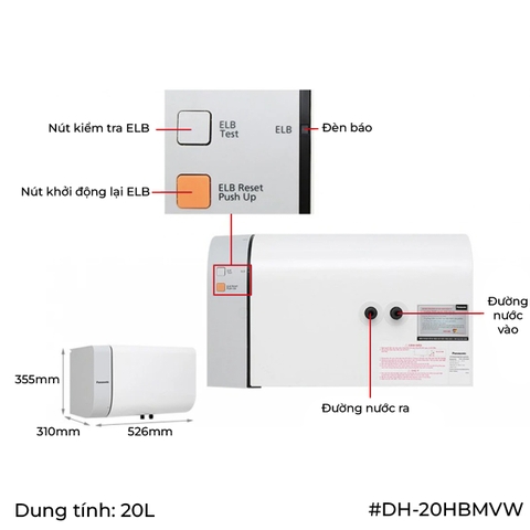 Máy nước nóng gián tiếp [Panasonic]