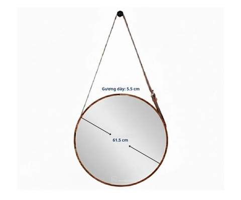 [Rangos] Gương đai da tròn Rangos RG-DA60