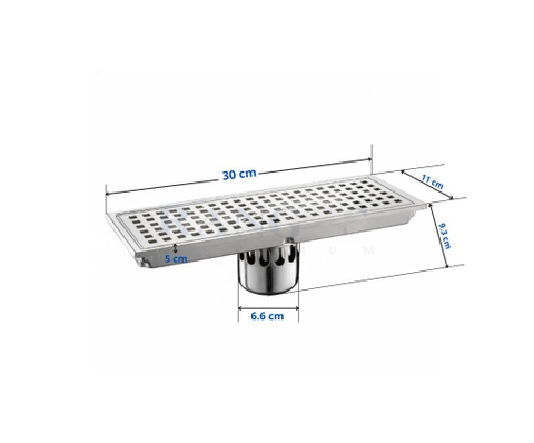 [Rangos] Thoát sàn nhà tắm cao cấp INOX 304 RG-D300V2