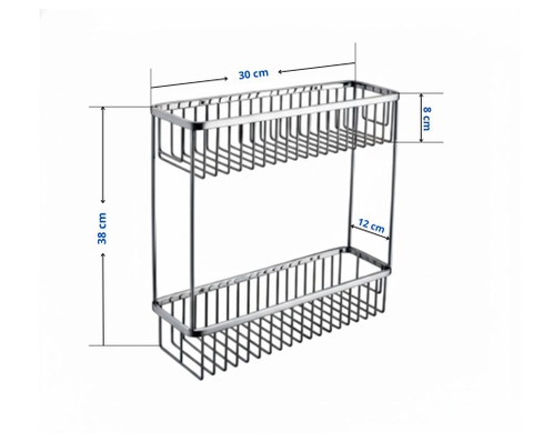 [Rangos] Kệ góc chữ nhật 2 tầng RANGOS RG-PK3631-2D