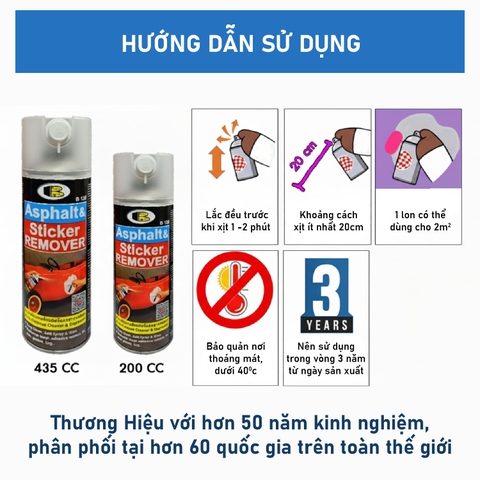 [Bosny] Chai xịt tẩy decal BOSNY Sticker Remover B130