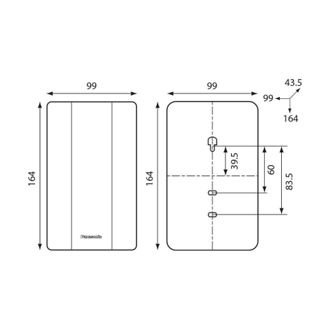 [Panasonic] Wide Series - Chuông Điện EBG888