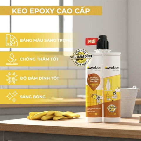 Webercolor Shine Keo chà ron ánh kim