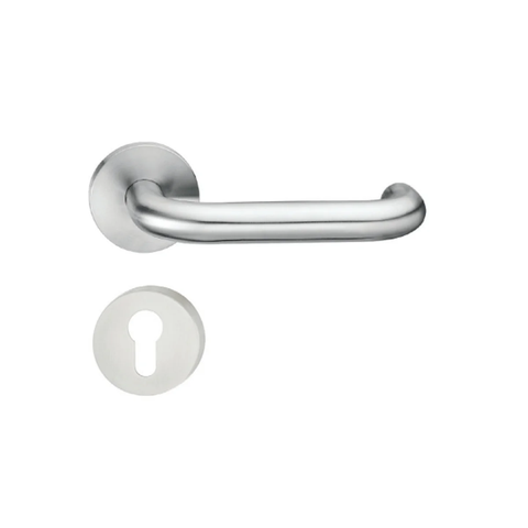 [Hafele] Bộ Tay Nắm Gạt Inox Mờ 140X60X19Mm 903.92.586