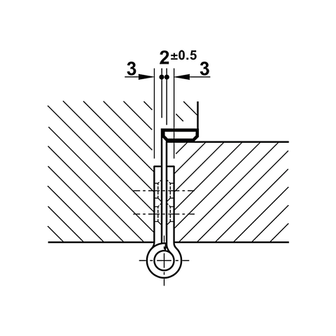 [Hafele] Bản Lề Lá 4"X3"X3Mm, Inox 304 926.98.040