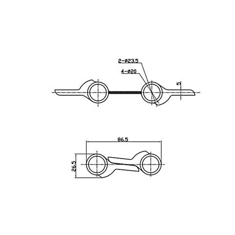 [Hafele] Bản Lề Bật 2 Chiều 4'' Inox Mờ 927.97.020