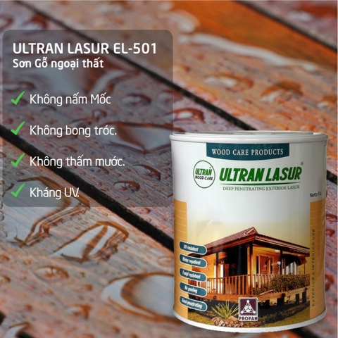 Sơn gỗ Propan EL-501 classic teak 8305 1L