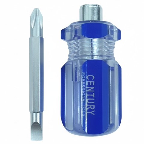 Tua vít 2 đầu cán trong lùn 6x55mm Century