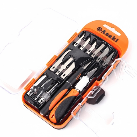 AK-3960 Bộ dao điêu khắc cao cấp 14 chi tiết Asaki (6/48)