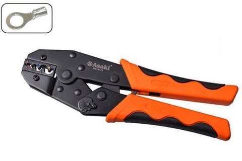 AK-9121 Kềm bấm cosse tròn Asaki