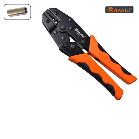 Kềm bấm đầu cosse pin/nối 9"/225mm Asaki