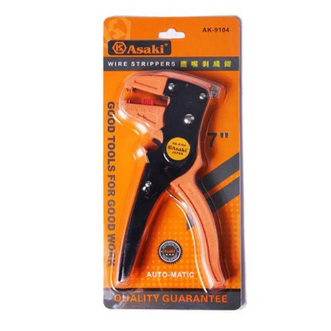 AK-9104 kềm tuốt dây điện mỏ qua 0.5-6mm2 Asaki