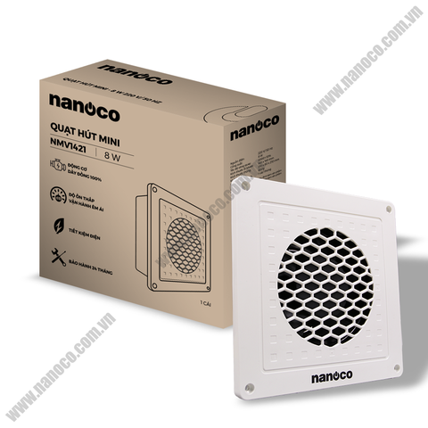 Quạt hút siêu mỏng NMV1421 8W Nanoco