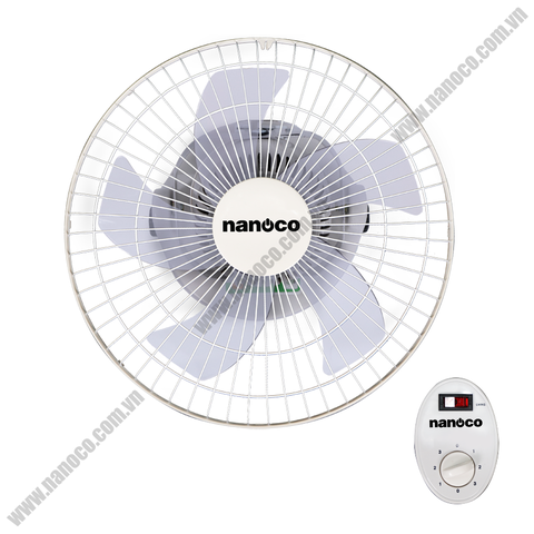 Quạt đảo NOF1609 47W (xám trắng) Nanoco
