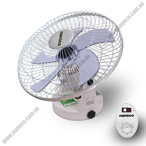 Quạt đảo NOF1609 47W (xám trắng) Nanoco