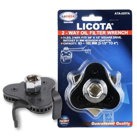 Cảo mở lọc dầu chân dẹp Licota (vỉ) ATA-0257A 63-102mm