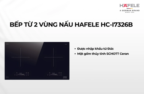 [Hafele] Bếp từ 2 vùng nấu HC-I7326B 533.09.989