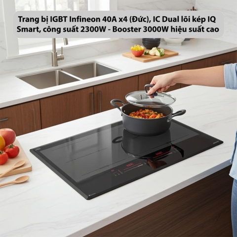 [GrandX] Bếp Từ 2 Vùng Nấu Serial 8 GX IP859Pro