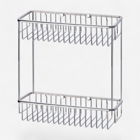 KỆ DÂY INOX CHỮ NHẬT HAI TẦNG BN420