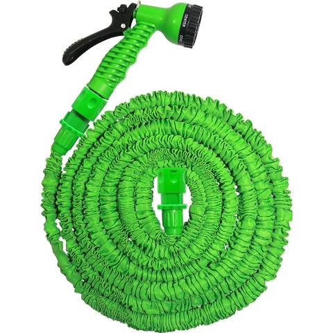 Bộ Tưới Cây Co Giãn 7030 – Dây Kéo Dài 10–20m, Đầu Phun Đa Năng, Khớp Nối Chắc Chắn