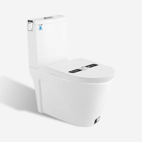 [Rangos] Bồn cầu vệ sinh bằng sứ một khối RG-8029