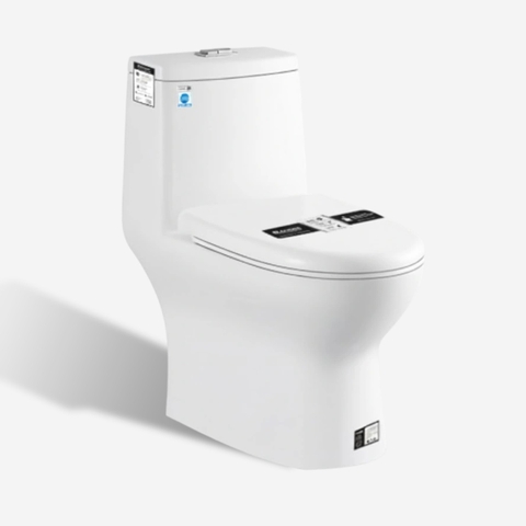 [Rangos] Bồn cầu vệ sinh bằng sứ một khối RG-8056S