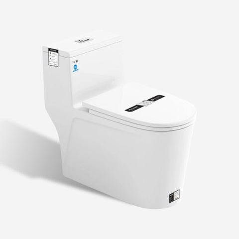 [Rangos] Bồn cầu vệ sinh bằng sứ một khối RG-8094