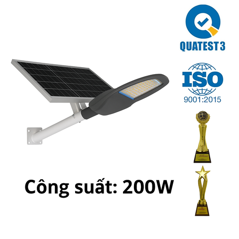[200W] Đèn Năng Lượng Mặt Trời Công Trình Kitawa BC8200