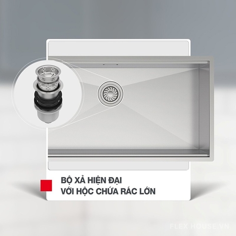 [Hafele] Chậu Sus Ws R0 Hs24-Ssn1S-8644 _Silver 567.24.477