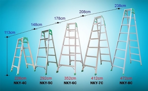 Thang nhôm gấp Nikawa NKY-6C