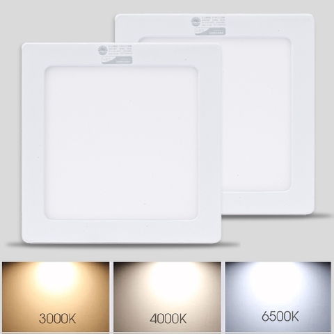 Đèn LED ốp trần LN08 170x170/12W 6500K SS