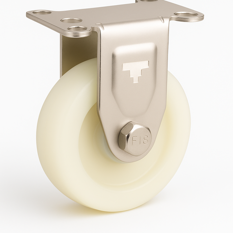 [Bánh xe Huy Hoàng] Bánh xe Nylon/ PP trắng