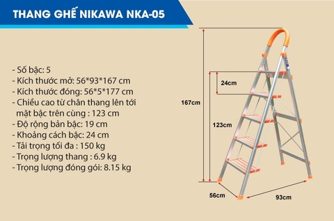 Thang ghế Nikawa NKA-05