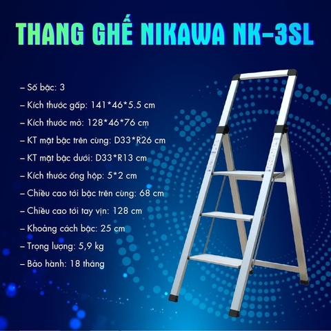 Thang ghế Nikawa NK-3SL