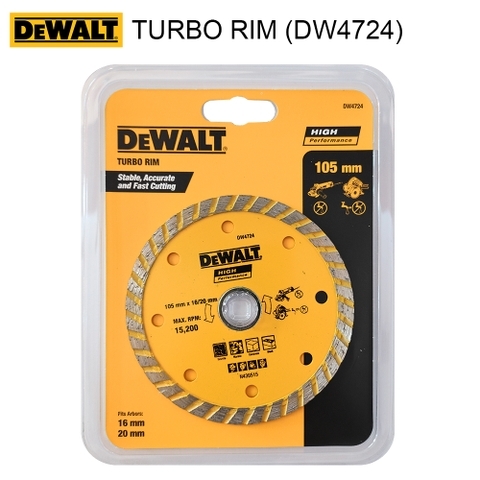 Lưỡi cắt gạch Ultra 105x20x7mm DEWALT DW4724UT-B1