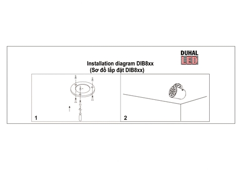 [DUHAL] Đèn Led Chiếu Điểm 5W (SDIB801)