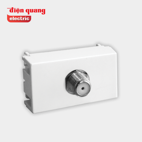 Ổ cắm cáp tivi âm tường DQHome ĐQ IW1 TVO W ( màu trắng )