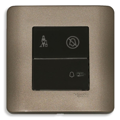 Schneider Zencelo Bộ công tắc chuông “Không làm phiền”,”Xin dọn phòng” E8431BPDM