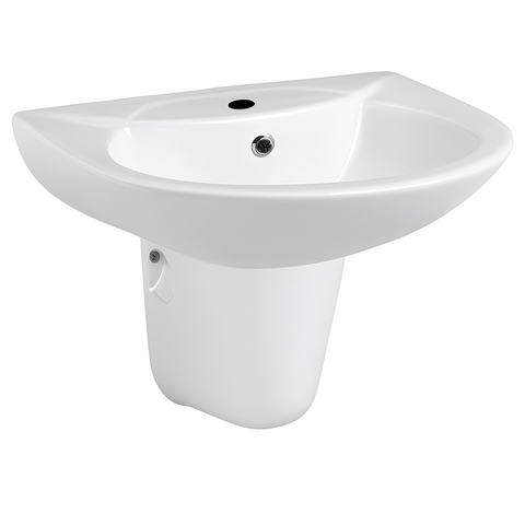[Rangos] Chậu rửa lavabo chân lửng gắn tường RG-6006-1